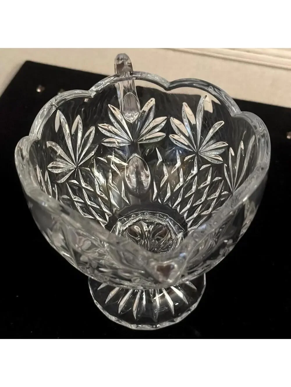 Vintage Pineapple Collection by Godinger footed creamer / sauce / gravy bowl